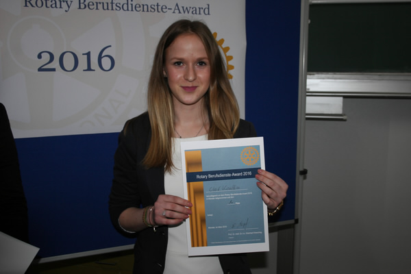 AKBK-Gestalterin Chloé Kauffer gewinnt Berufsdienste Award 2016