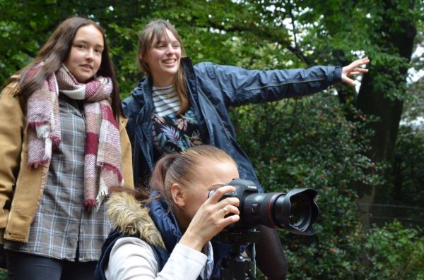 Fotoshooting von und mit AKBK-Schülern