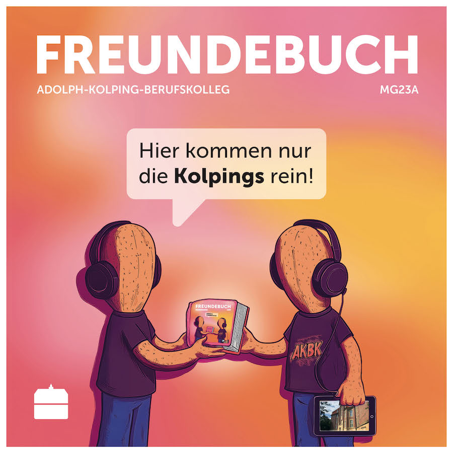 „Das Freundebuch“ – AKBK-MediengestalterInnen präsentieren ihr aktuelles Unterrichtsprojekt in der Fachzeitschrift „Druck- und Medien-ABC“